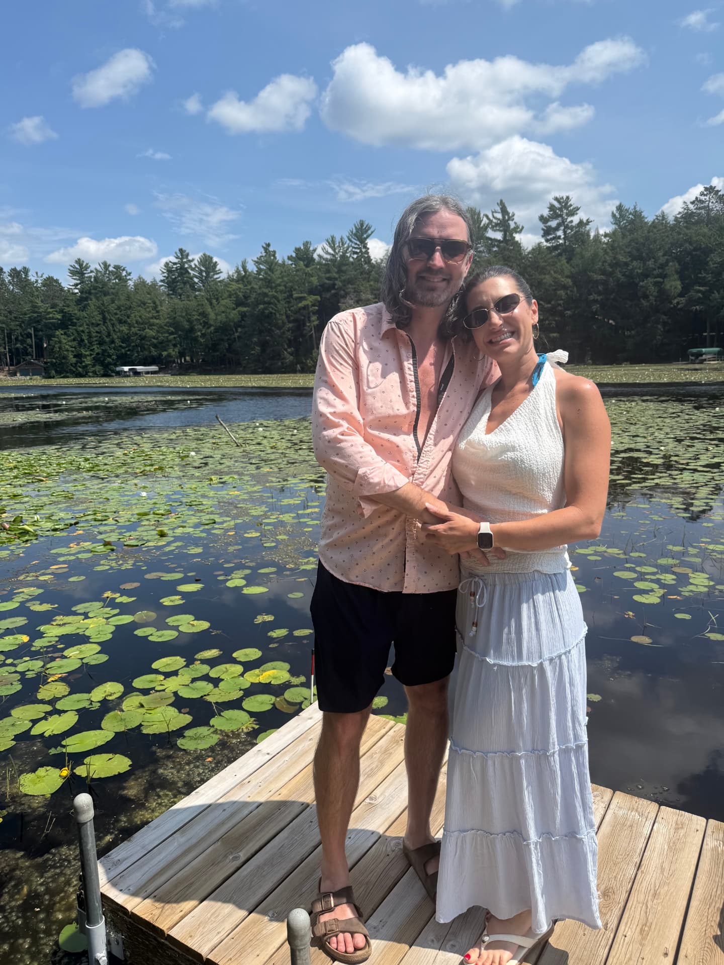Patrick and Sarah at Three Lakes